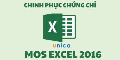 Chinh phục chứng chỉ MOS Excel 2016 - MOSHUB - Tin học quốc tế hàng đầu